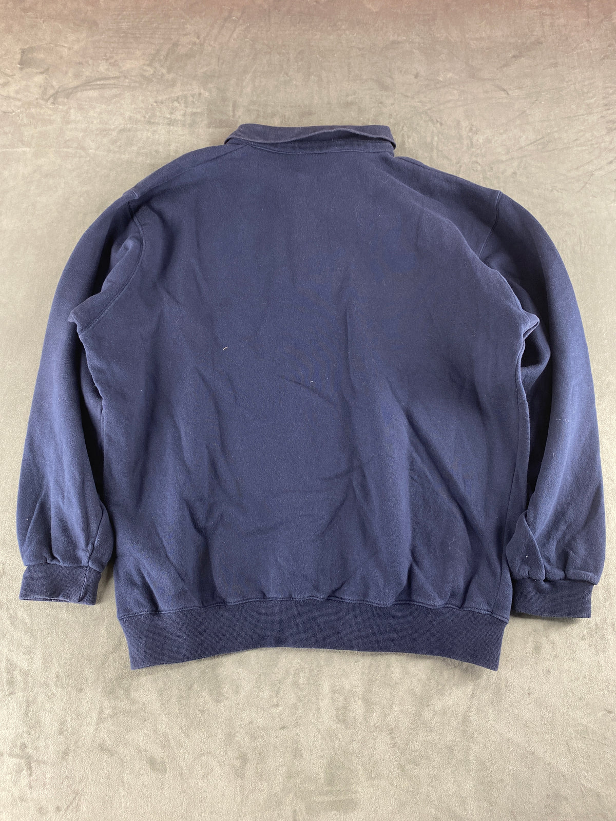 Felpa colletto polo Champion blu navy vintage – Uomo Taglia L