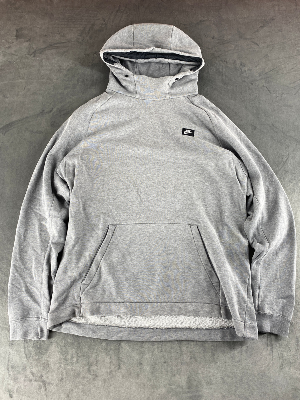 Felpa con cappuccio Nike grigia collo alto vintage – Uomo Taglia M