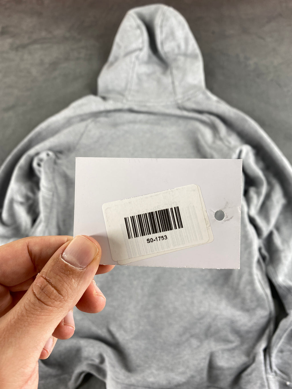 Felpa con cappuccio Nike grigia collo alto vintage – Uomo Taglia M