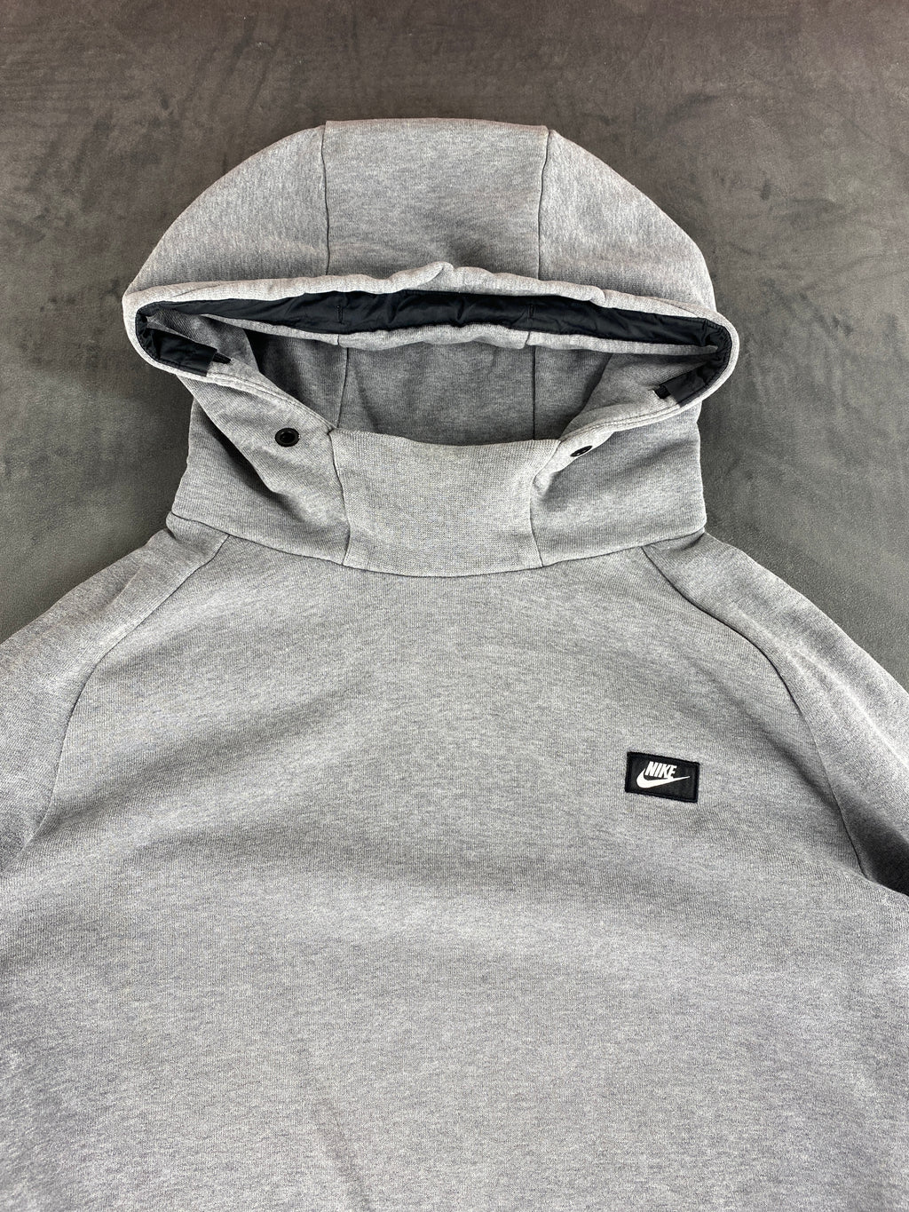 Felpa con cappuccio Nike grigia collo alto vintage – Uomo Taglia M