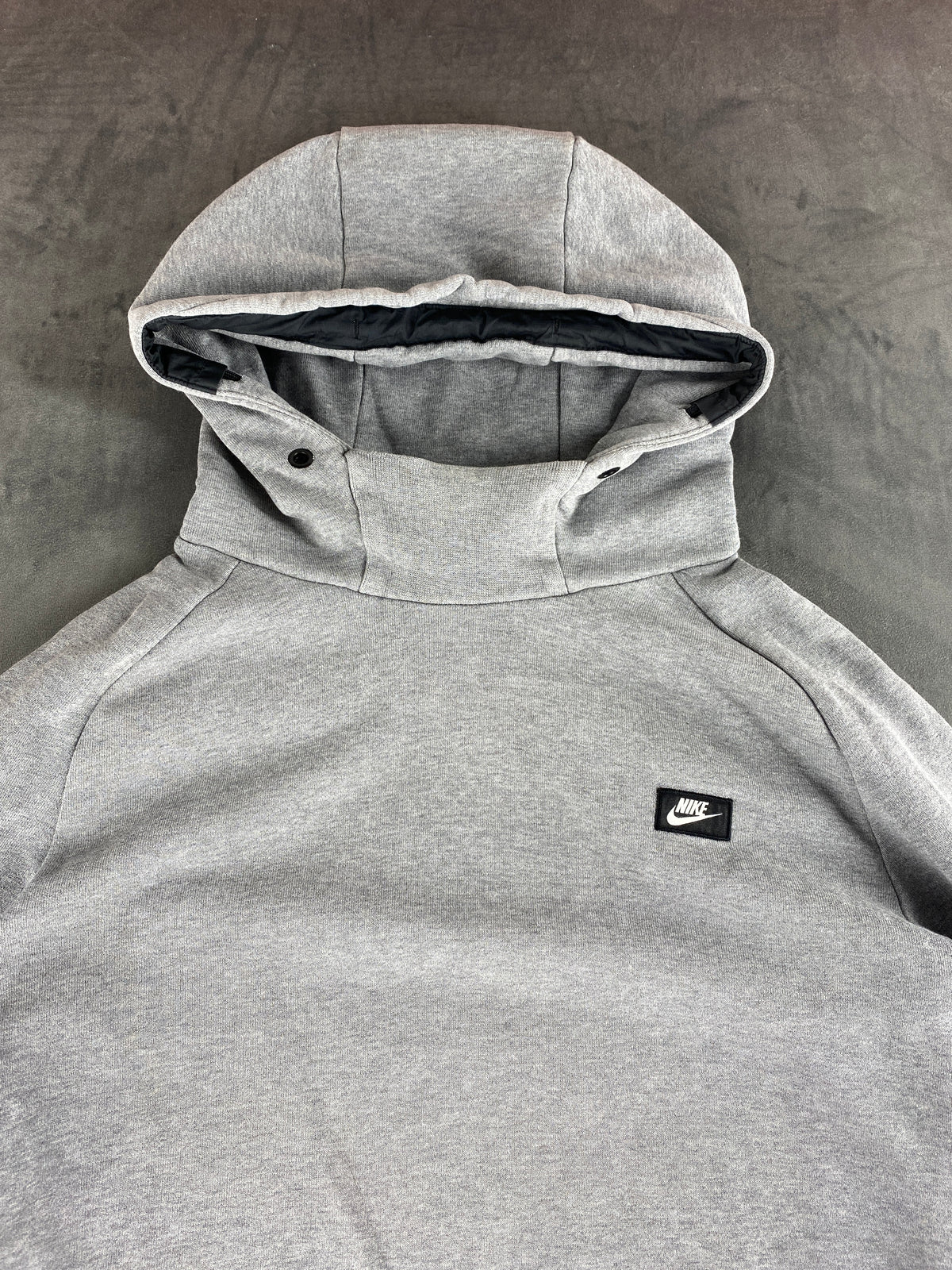 Felpa con cappuccio Nike grigia collo alto vintage – Uomo Taglia M