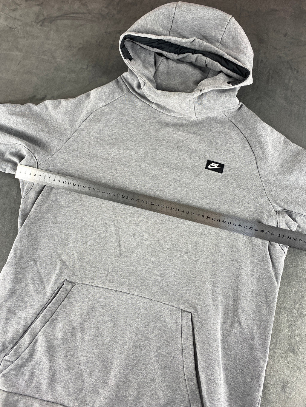 Felpa con cappuccio Nike grigia collo alto vintage – Uomo Taglia M