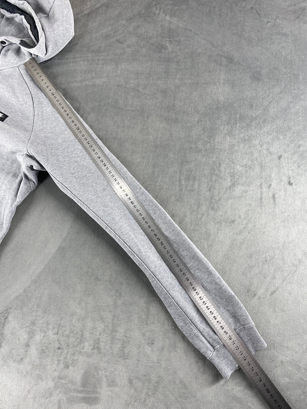 Felpa con cappuccio Nike grigia collo alto vintage – Uomo Taglia M
