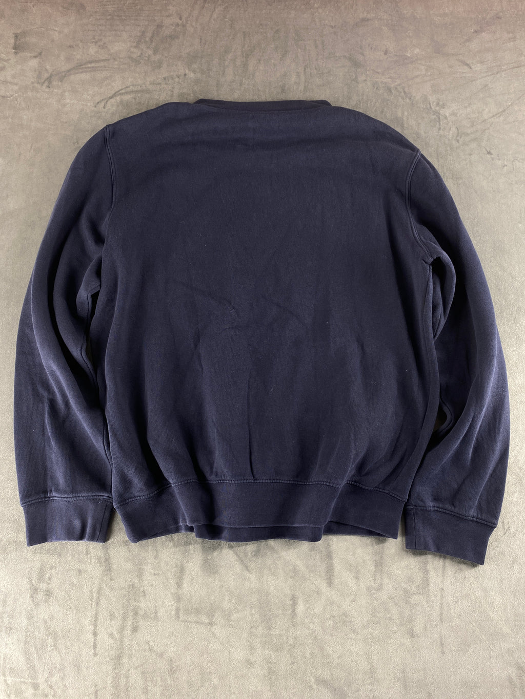 Felpa girocollo Champion Knitwear blu navy vintage – Uomo Taglia M