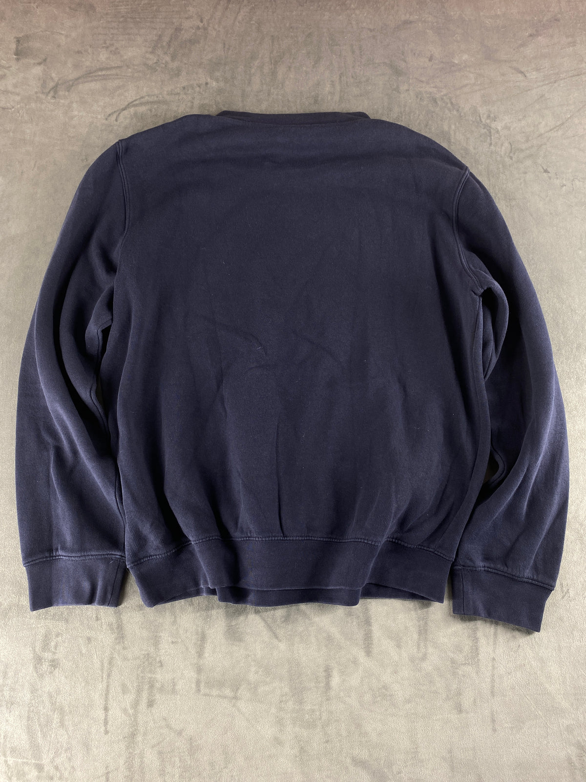 Felpa girocollo Champion Knitwear blu navy vintage – Uomo Taglia M