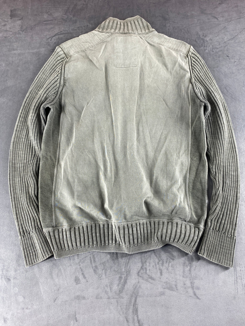 Cardigan full zip Napapijri verde salvia vintage – Donna Taglia L