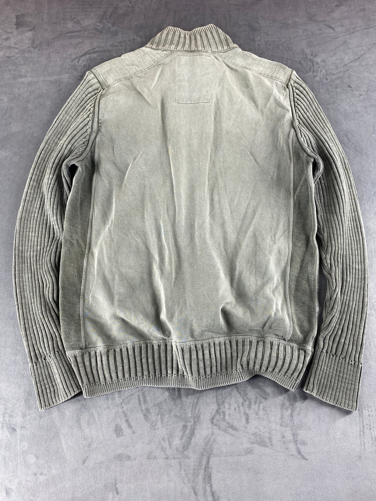 Cardigan full zip Napapijri verde salvia vintage – Donna Taglia L
