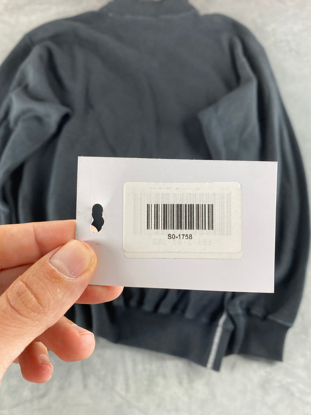 Felpa mezza zip Champion nera vintage – Uomo Taglia XL