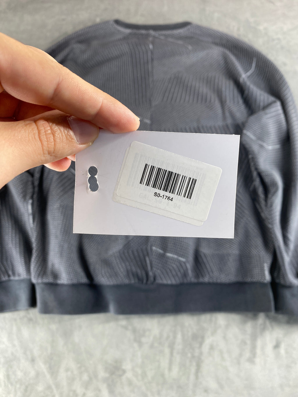 Felpa girocollo Adidas grigio scuro fantasia vintage – Uomo Taglia L