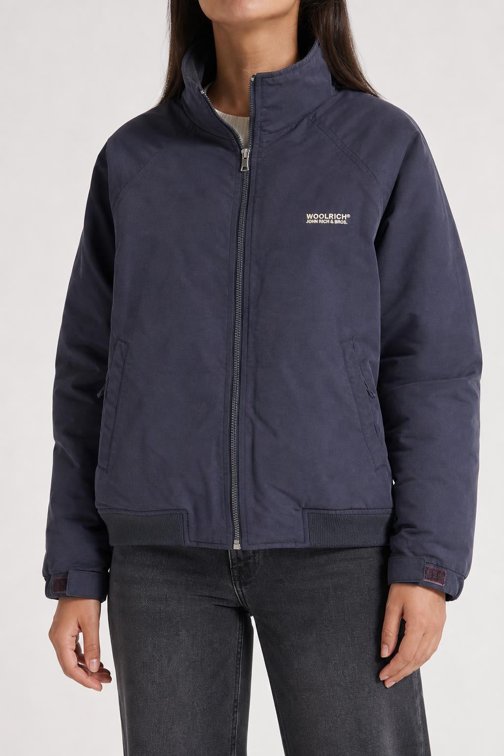 Giubbotto Woolrich blu navy imbottito vintage – Donna Taglia S