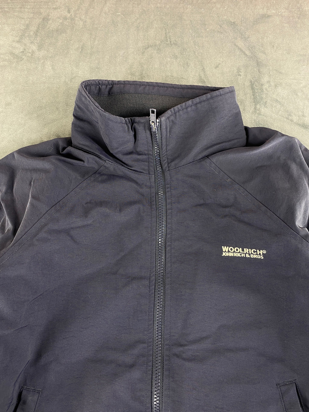 Giubbotto Woolrich blu navy imbottito vintage – Donna Taglia S