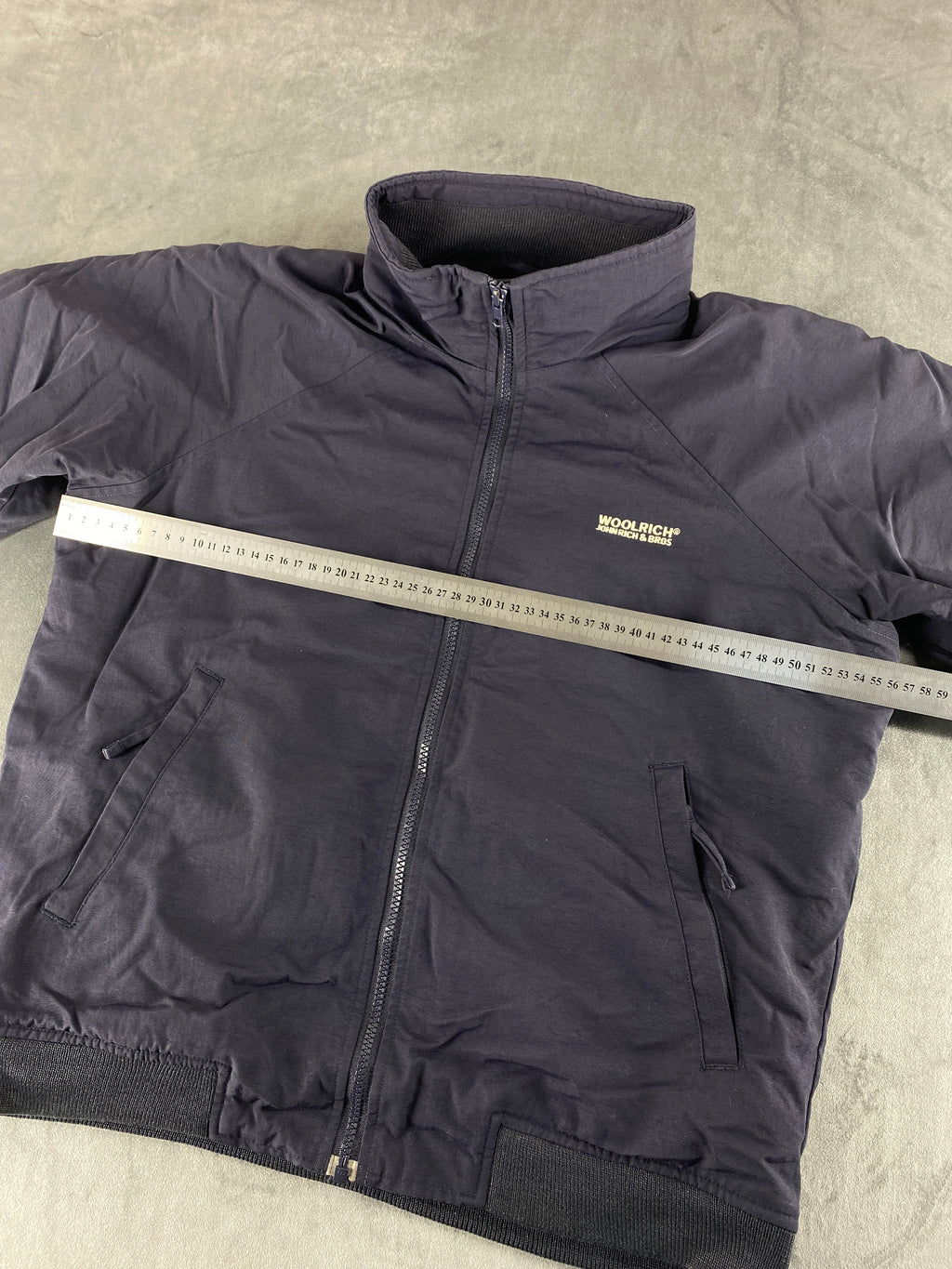 Giubbotto Woolrich blu navy imbottito vintage – Donna Taglia S