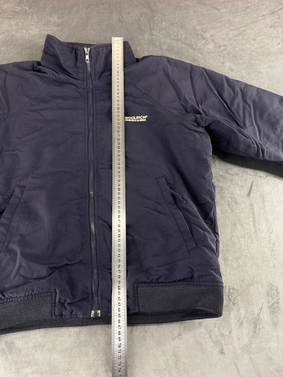 Giubbotto Woolrich blu navy imbottito vintage – Donna Taglia S
