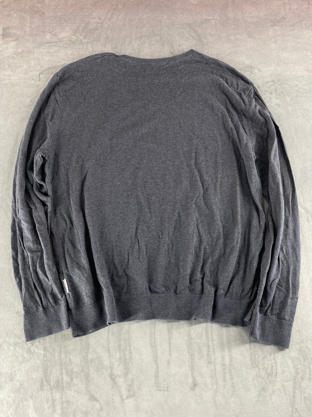 Maglione Napapijri grigio scuro vintage – Donna Taglia XL