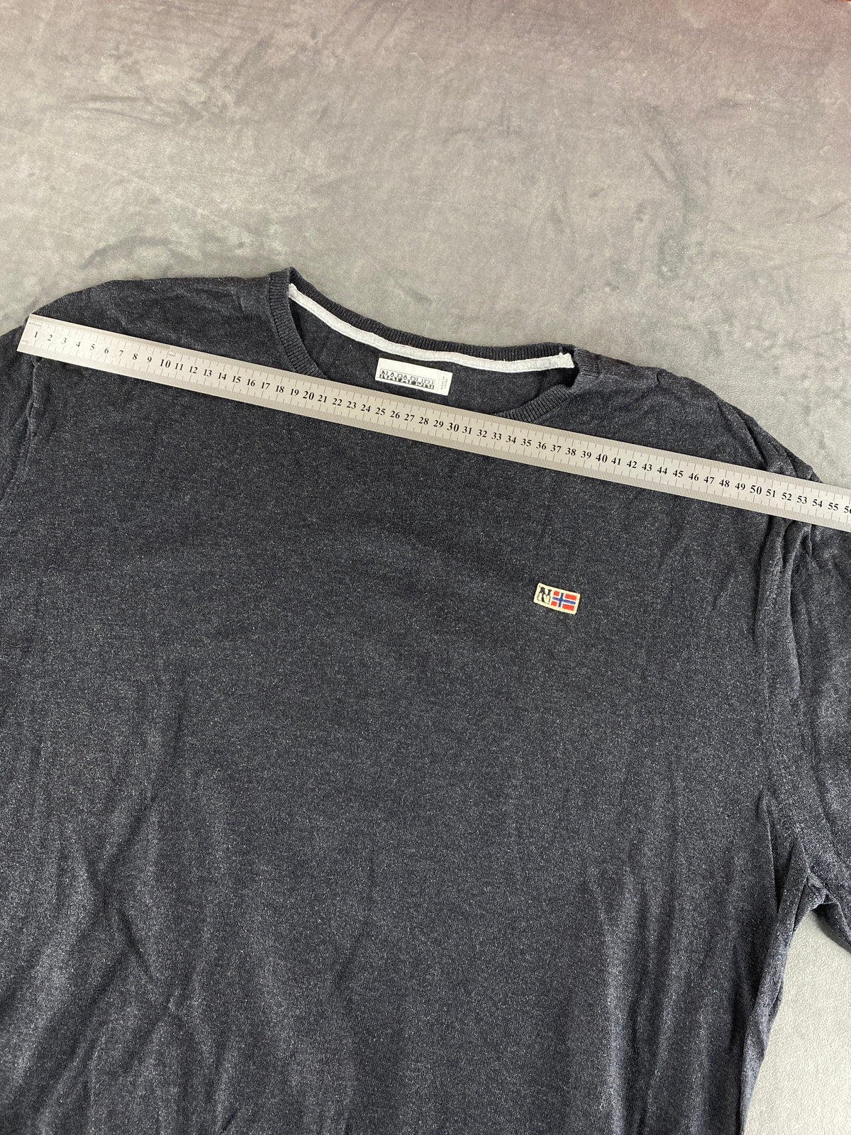 Maglione Napapijri grigio scuro vintage – Donna Taglia XL