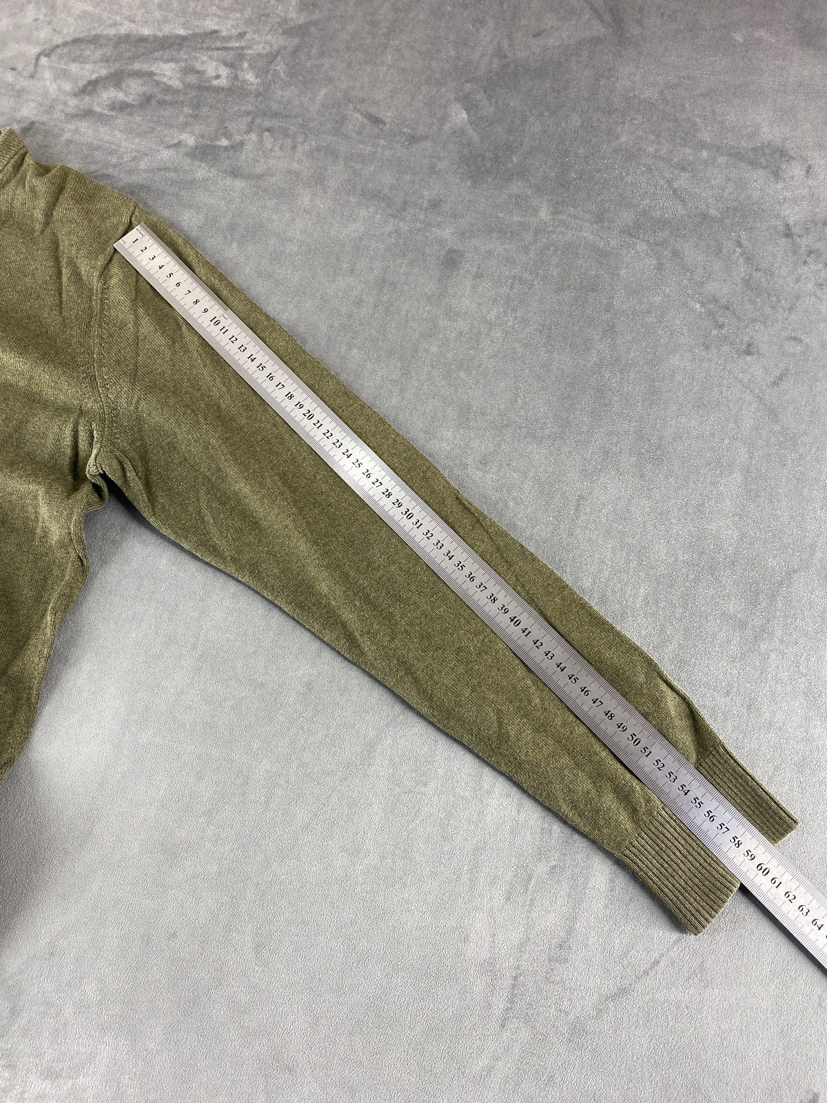 Maglione Tommy Hilfiger verde militare vintage – Uomo Taglia XS