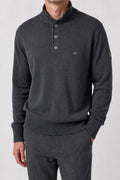 Maglione Calvin Klein collo alto nero vintage – Uomo Taglia L
