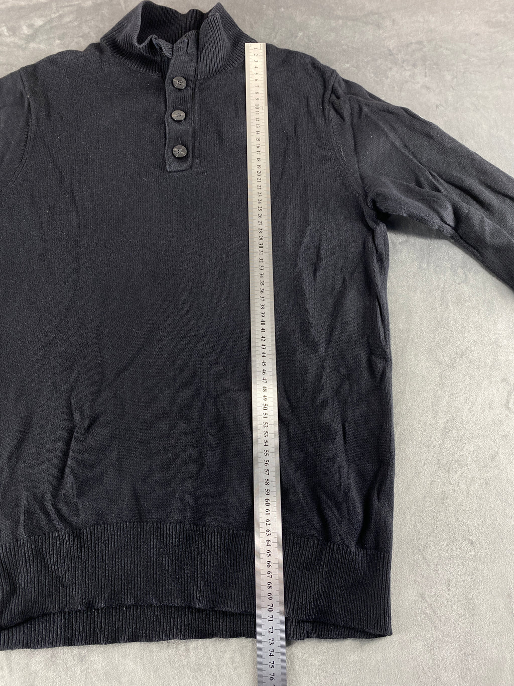 Maglione Calvin Klein collo alto nero vintage – Uomo Taglia L