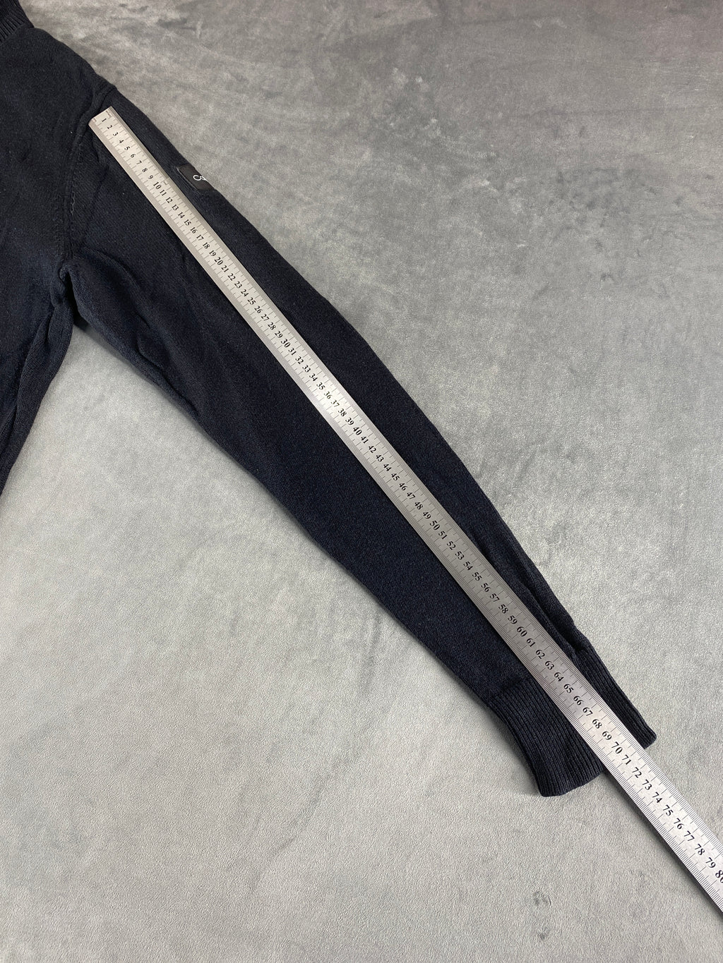 Maglione Calvin Klein collo alto nero vintage – Uomo Taglia L