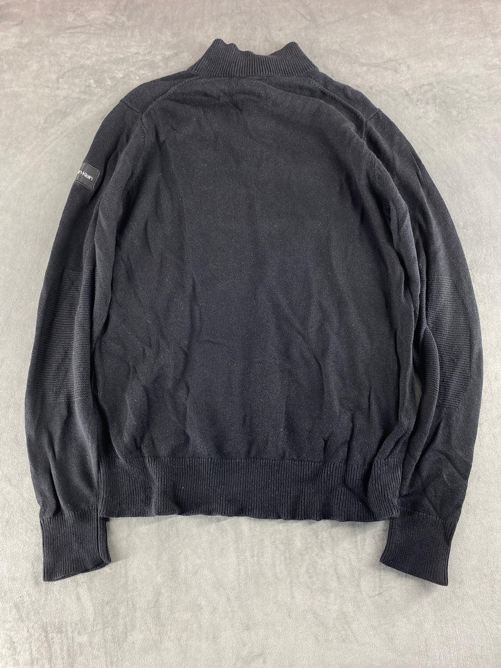 Maglione Calvin Klein collo alto nero vintage – Uomo Taglia L