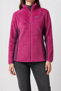 Giacca in pile Jack Wolfskin fucsia vintage – Donna Taglia M