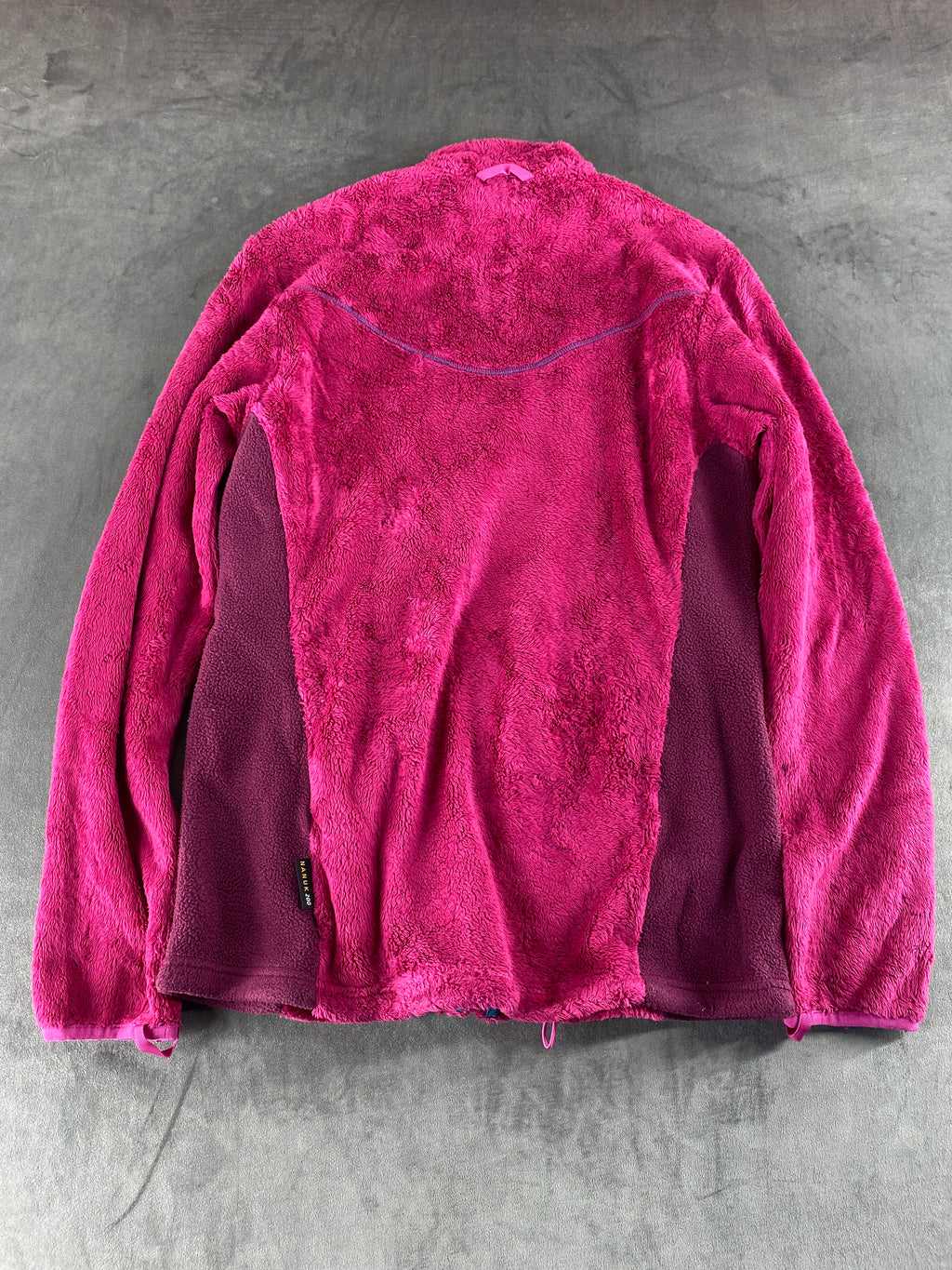 Giacca in pile Jack Wolfskin fucsia vintage – Donna Taglia M