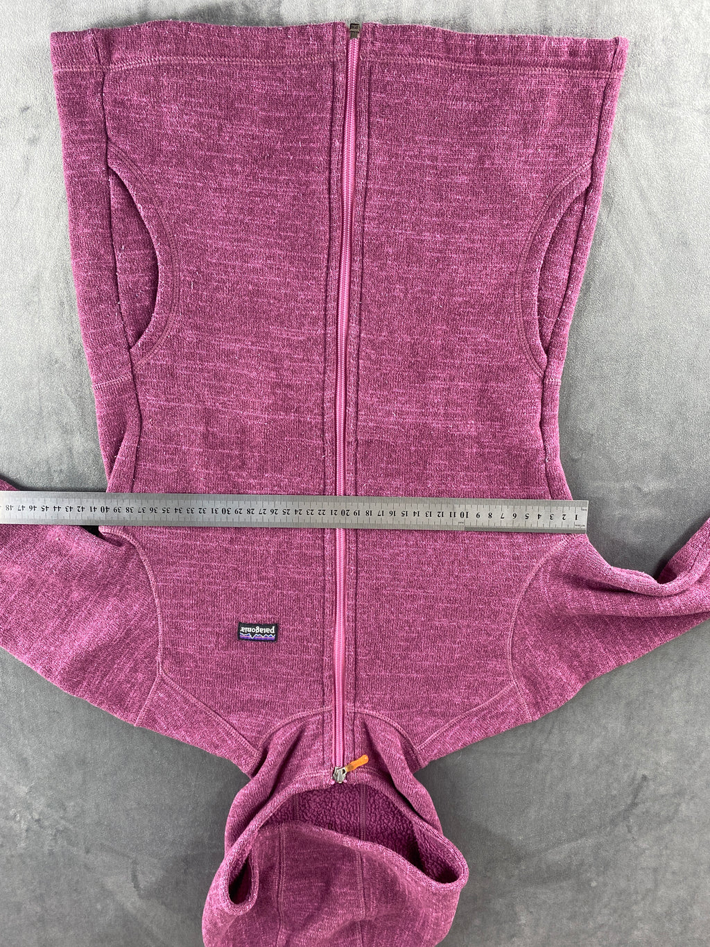 Felpa pile Patagonia Better Sweater malva con cappuccio vintage – Donna Taglia S