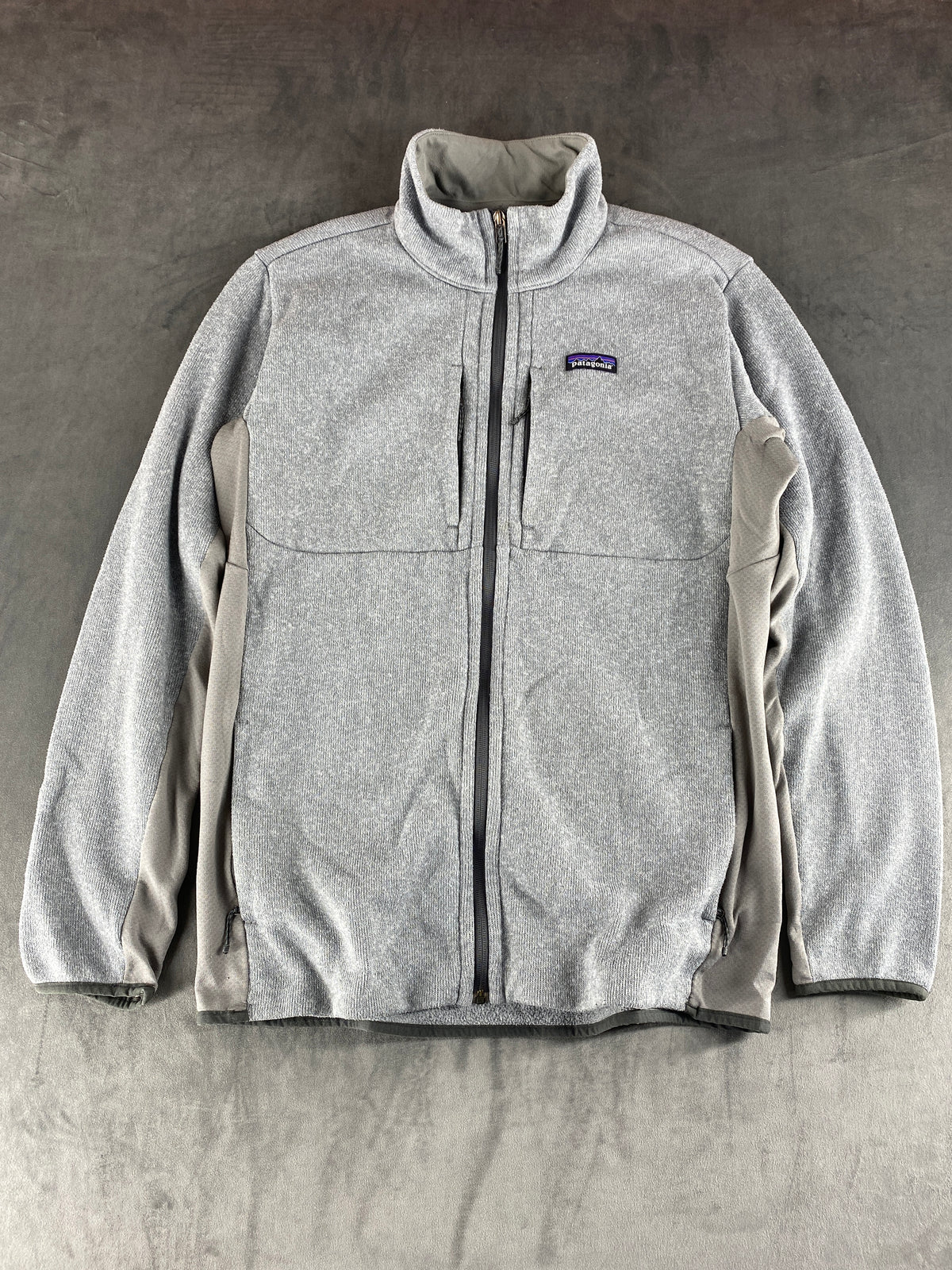 Giacca pile Patagonia Better Sweater grigia vintage – Uomo Taglia XL