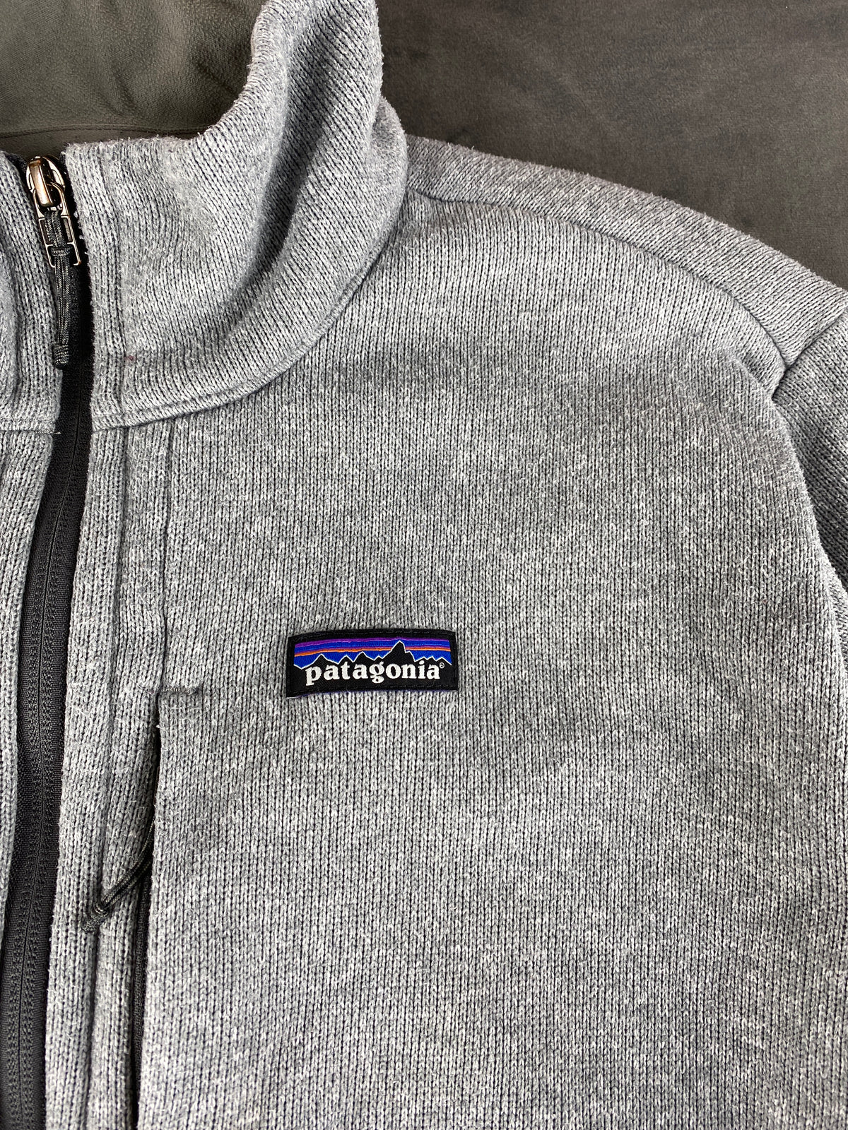 Giacca pile Patagonia Better Sweater grigia vintage – Uomo Taglia XL