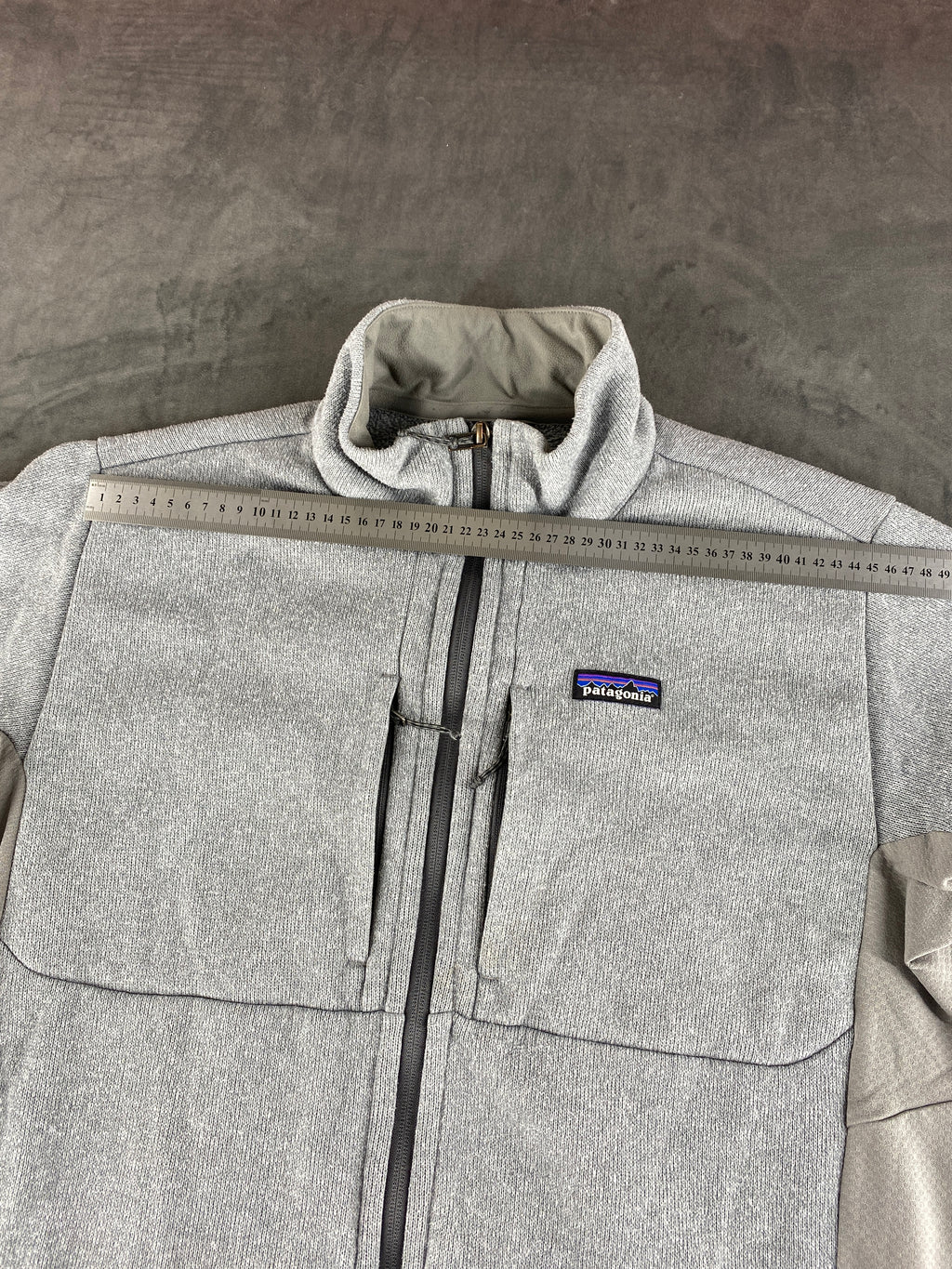 Giacca pile Patagonia Better Sweater grigia vintage – Uomo Taglia XL