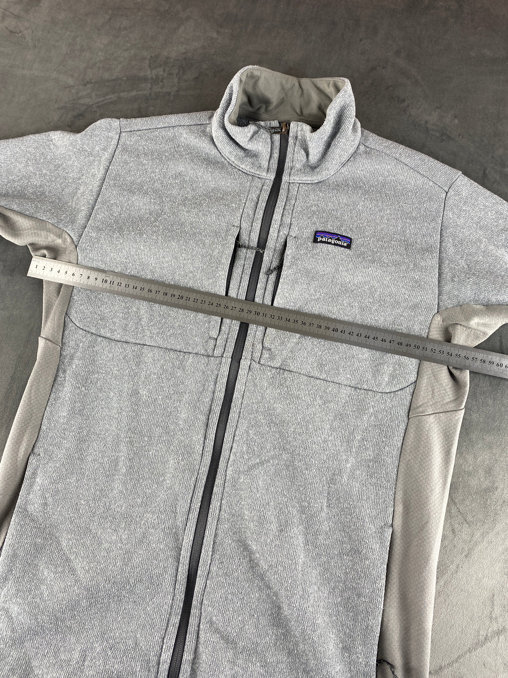 Giacca pile Patagonia Better Sweater grigia vintage – Uomo Taglia XL
