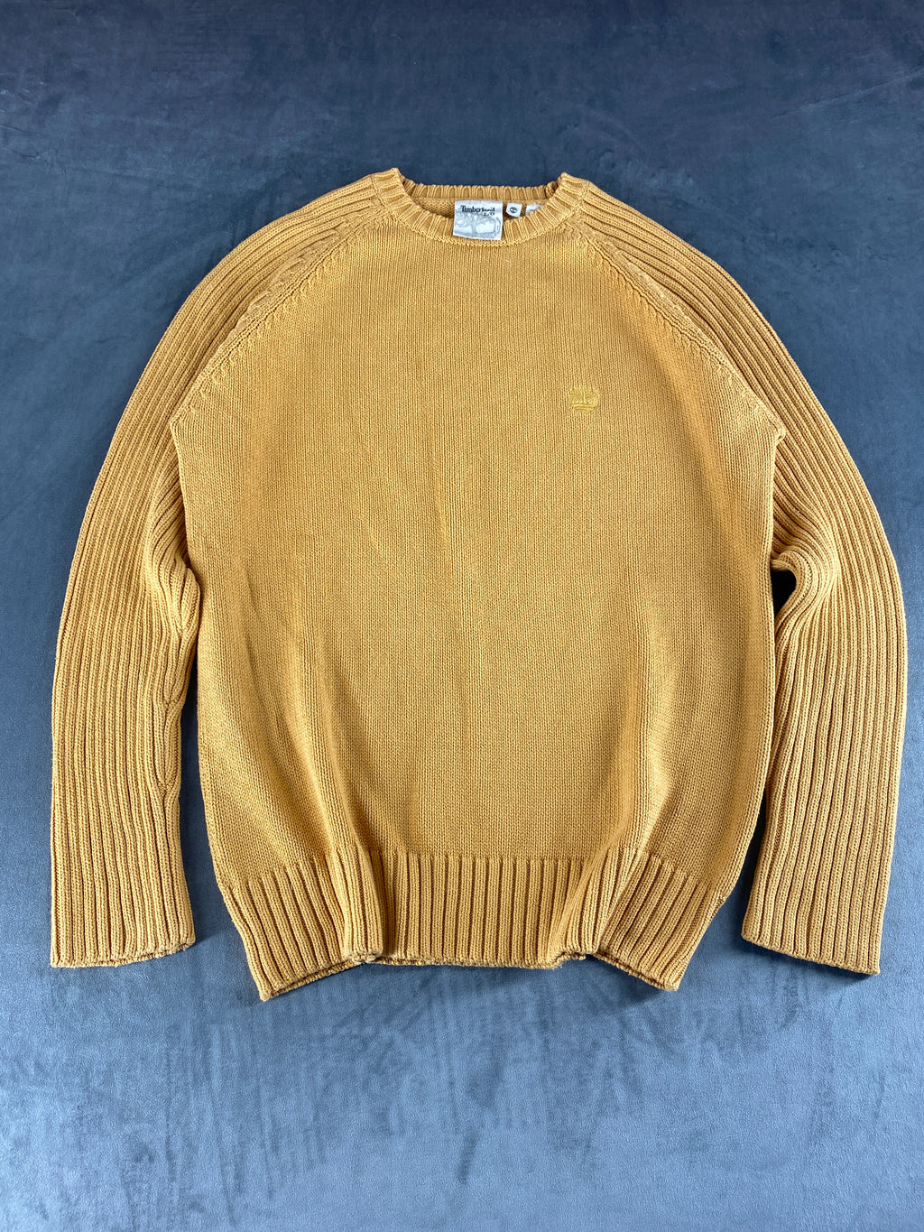Maglione Timberland cotone ocra vintage – Uomo Taglia L