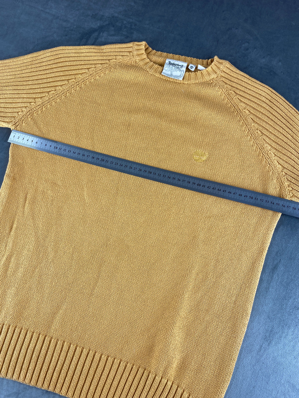 Maglione Timberland cotone ocra vintage – Uomo Taglia L