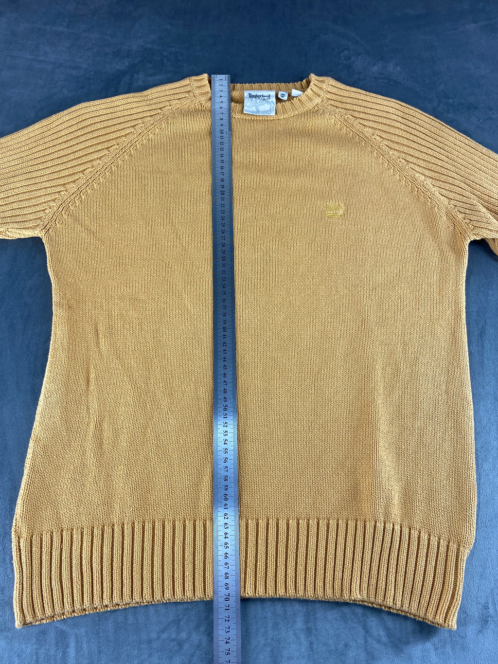 Maglione Timberland cotone ocra vintage – Uomo Taglia L