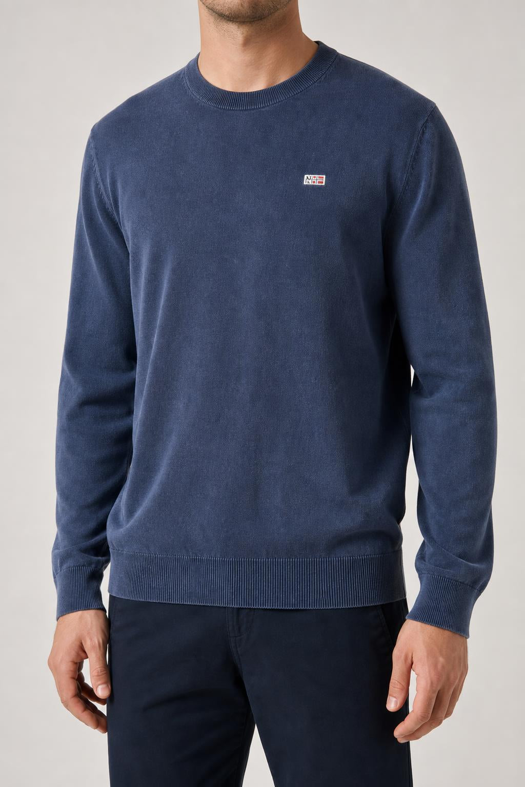 Maglione Napapijri blu navy vintage – Uomo Taglia XL