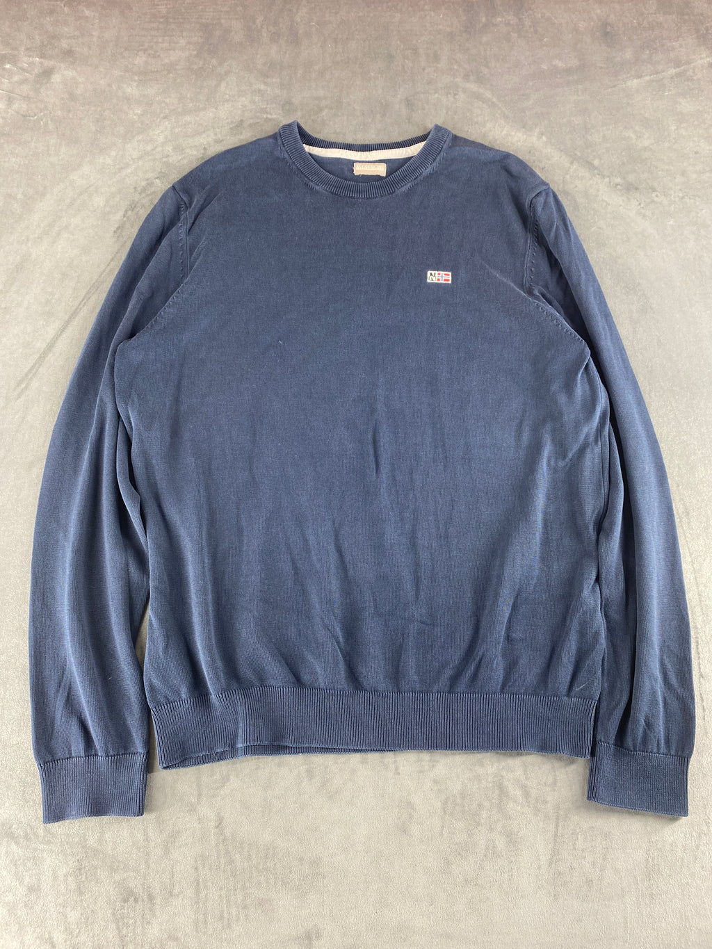 Maglione Napapijri blu navy vintage – Uomo Taglia XL