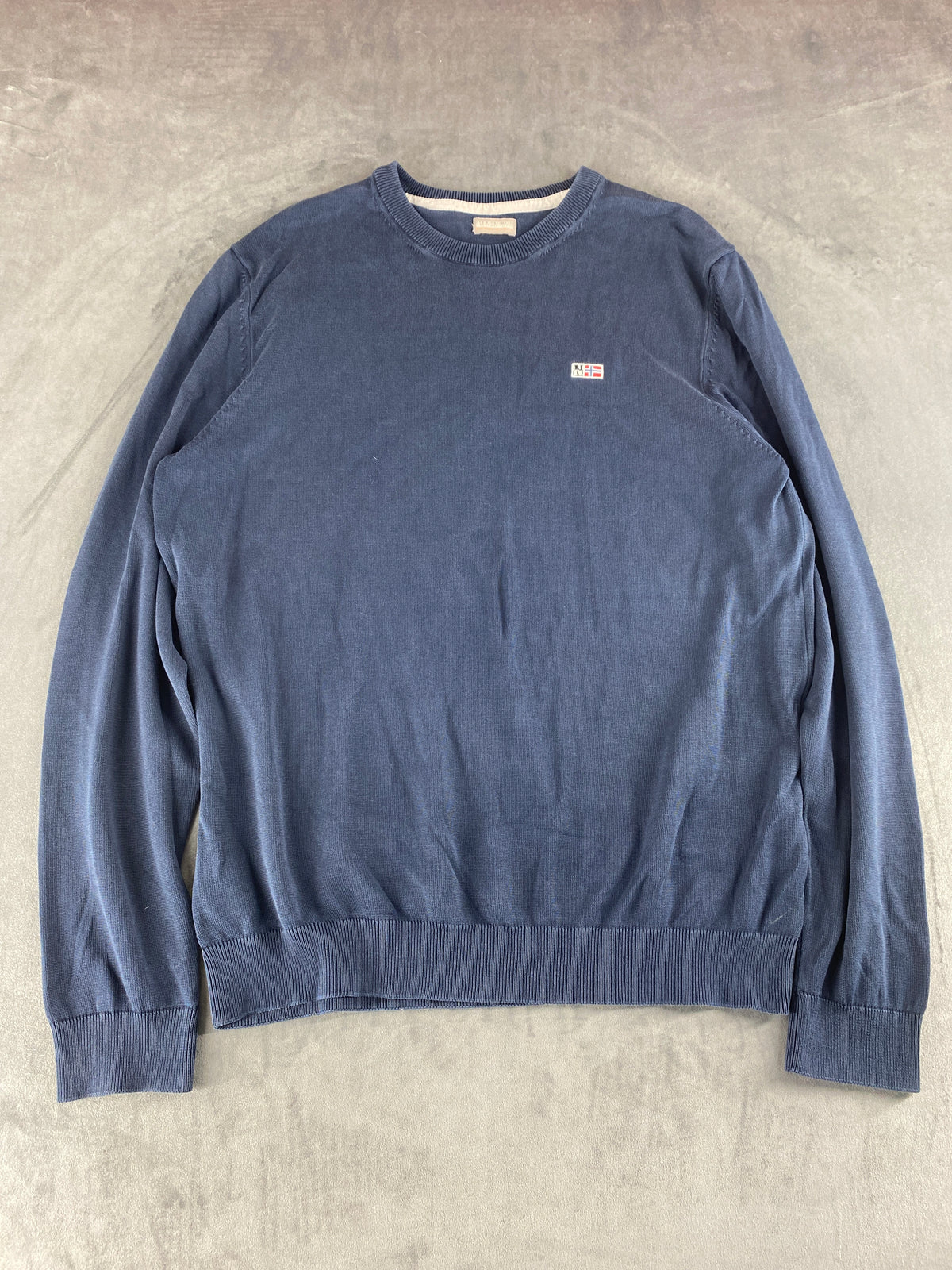 Maglione Napapijri blu navy vintage – Uomo Taglia XL