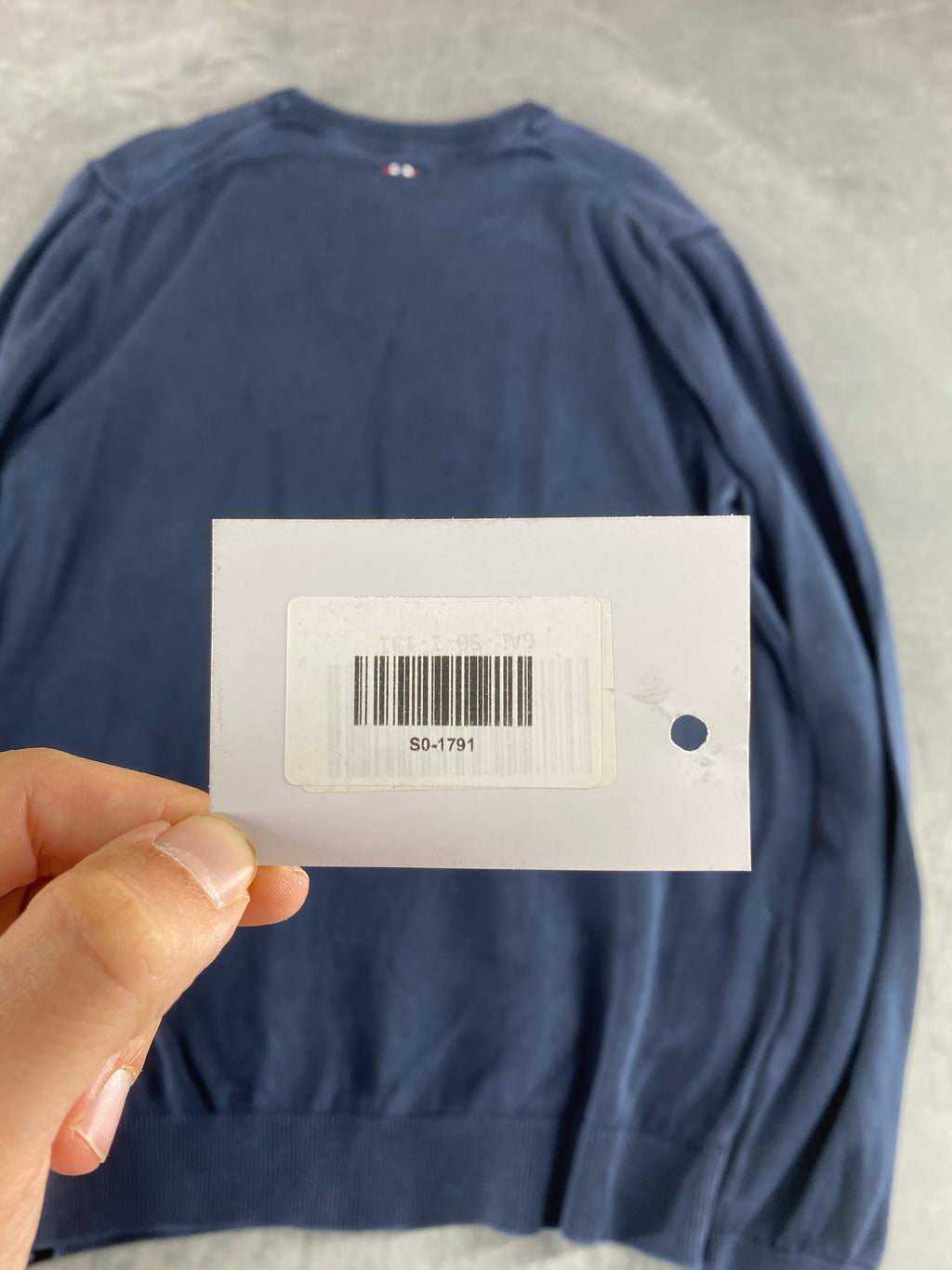 Maglione Napapijri blu navy vintage – Uomo Taglia XL