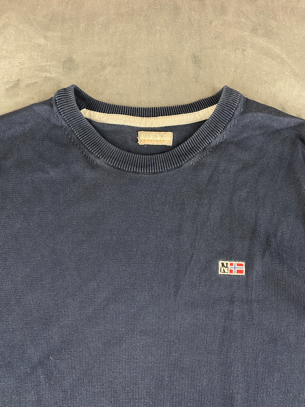 Maglione Napapijri blu navy vintage – Uomo Taglia XL