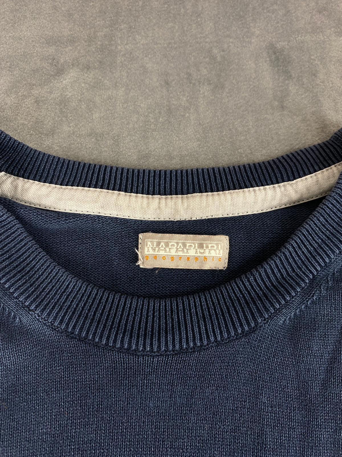 Maglione Napapijri blu navy vintage – Uomo Taglia XL