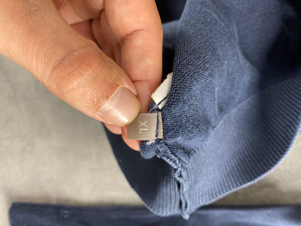 Maglione Napapijri blu navy vintage – Uomo Taglia XL