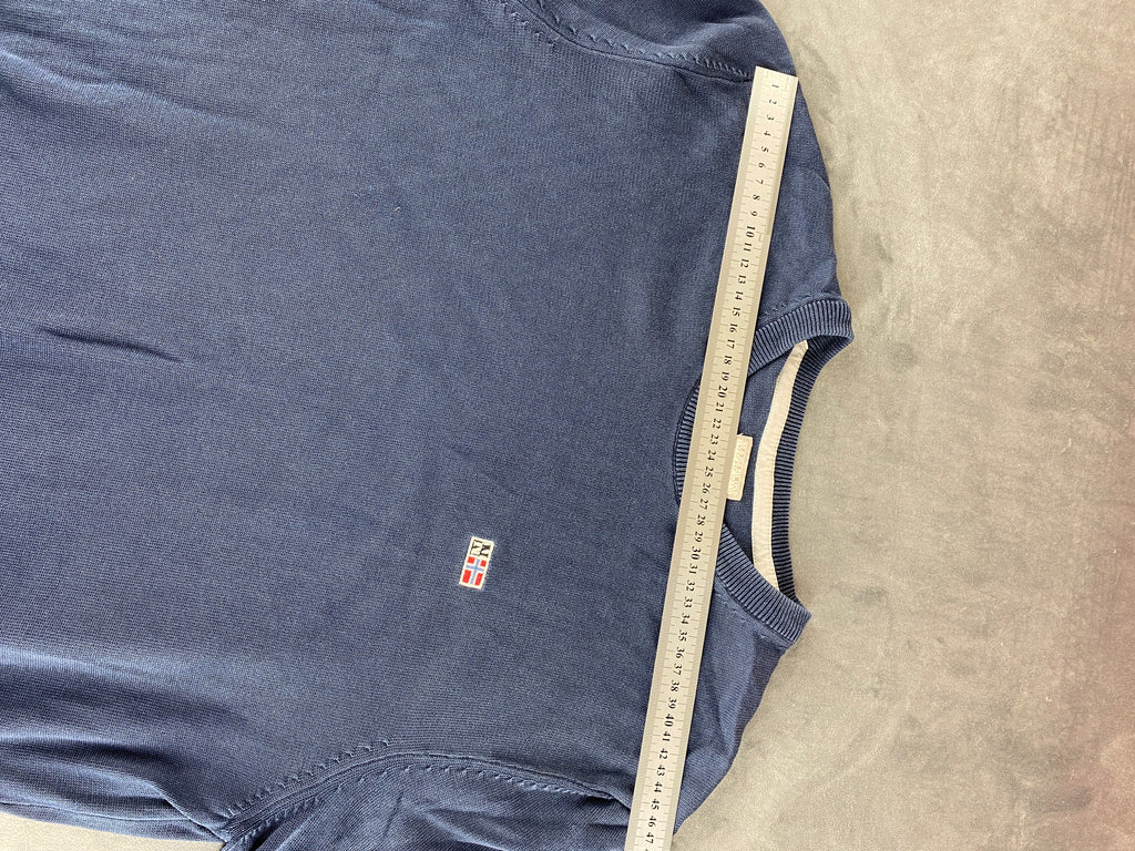 Maglione Napapijri blu navy vintage – Uomo Taglia XL