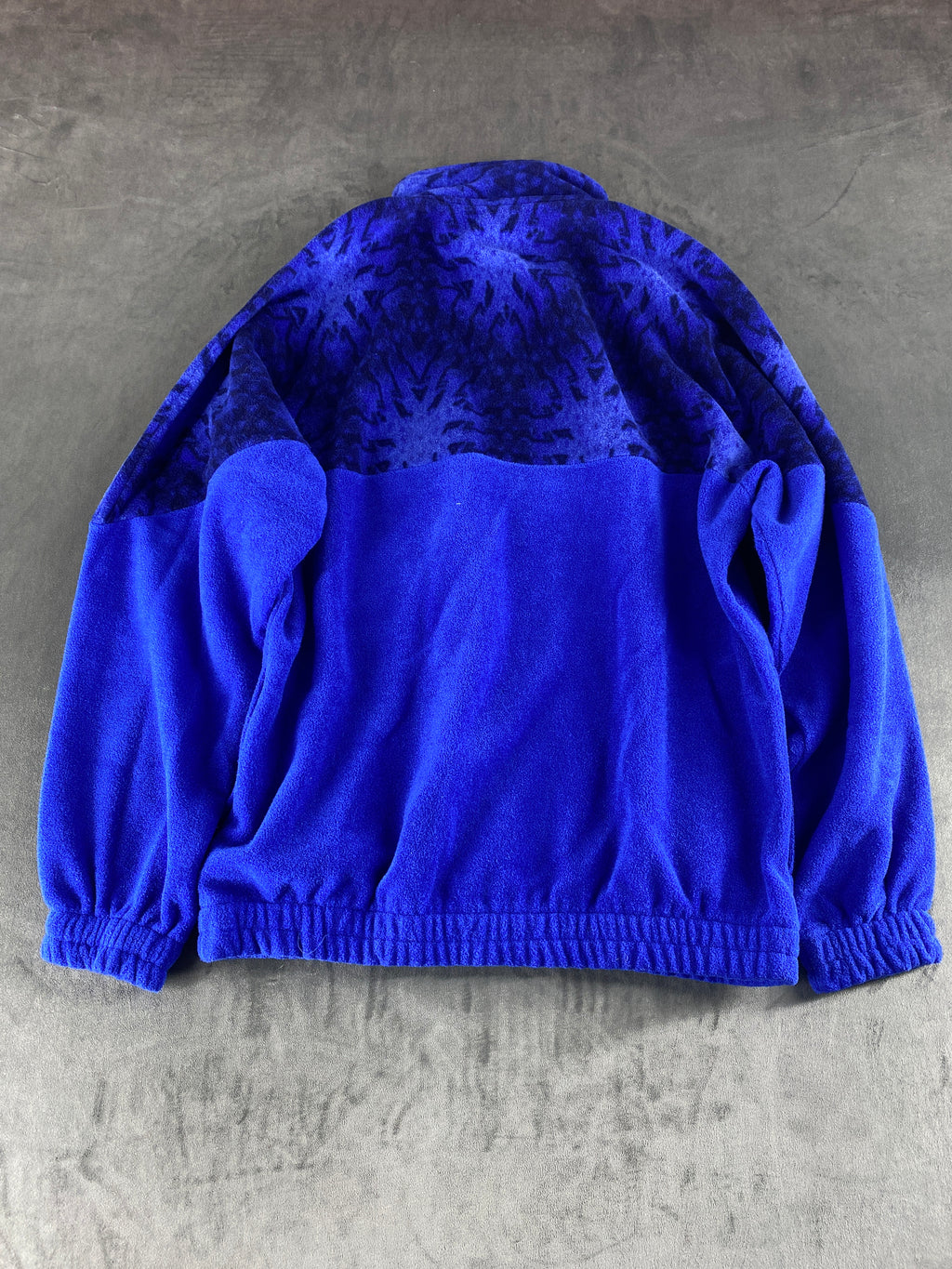 Felpa pile Fila blu elettrico vintage – Donna Taglia L