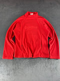 Felpa Adidas collo alto rossa vintage – Donna Taglia M