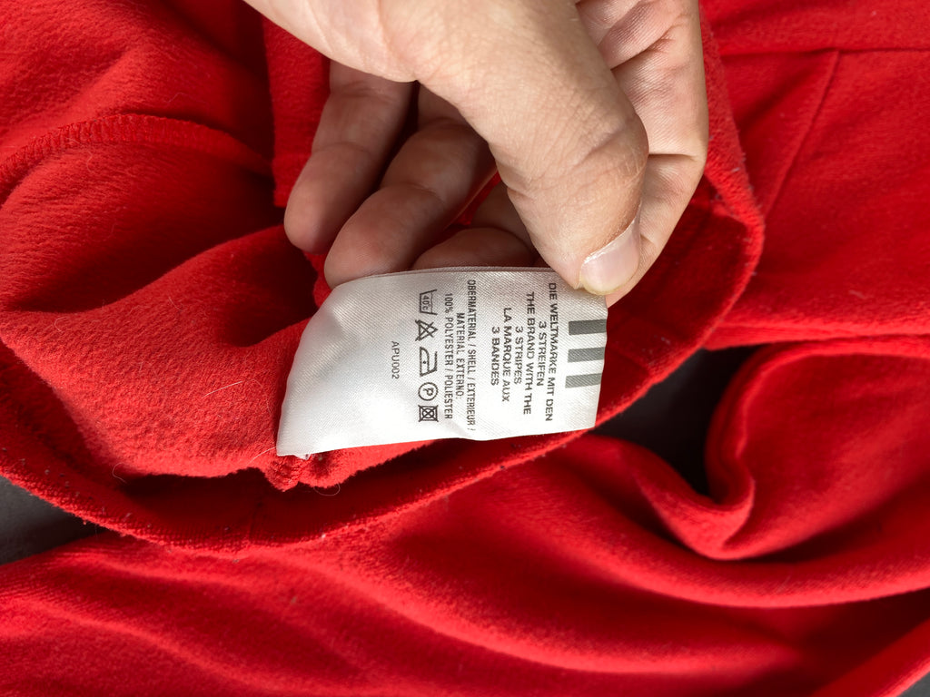 Felpa Adidas collo alto rossa vintage – Donna Taglia M