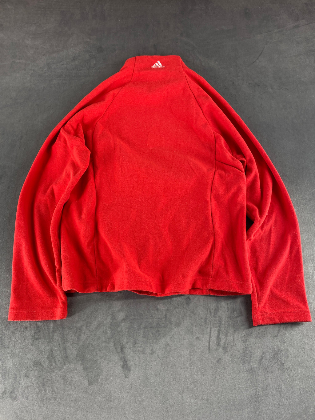 Felpa Adidas collo alto rossa vintage – Donna Taglia M
