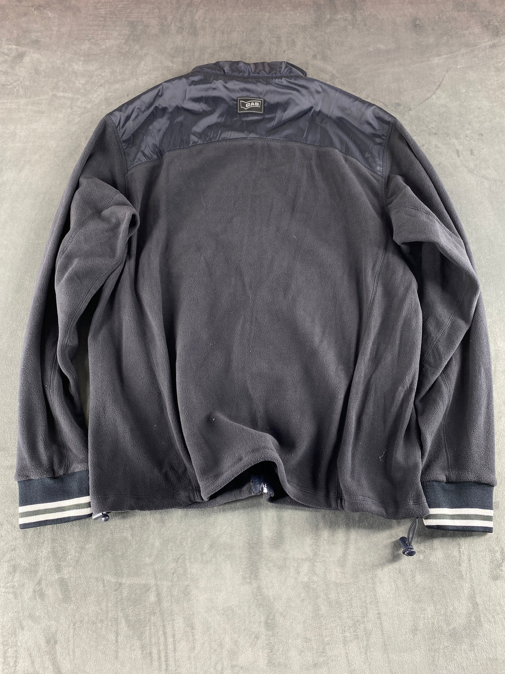 Giacca in pile Gas grigio scuro vintage – Uomo Taglia L/XL