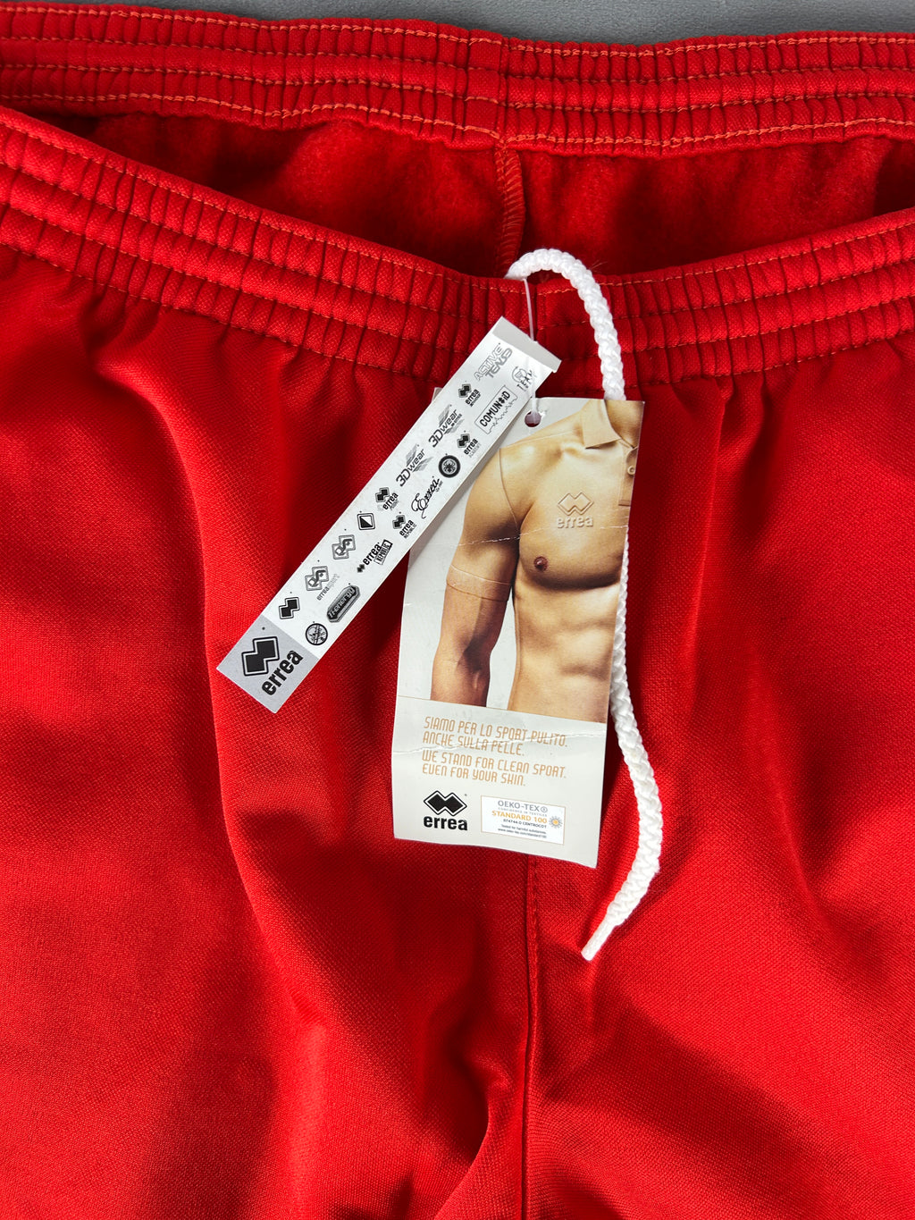 Pantaloni tuta Erreà rossi vintage – Uomo Taglia XXL