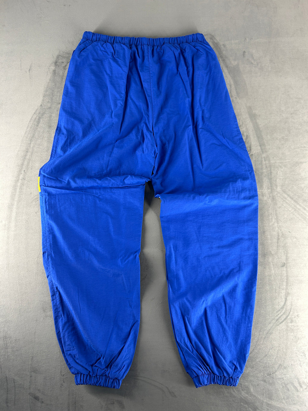 Pantaloni tuta blu e giallo vintage – Uomo Taglia L