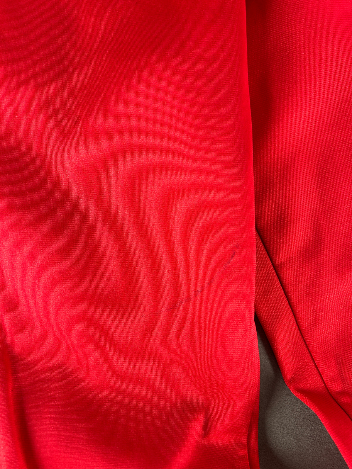 Pantaloni tuta rosso e bianco vintage – Uomo Taglia M